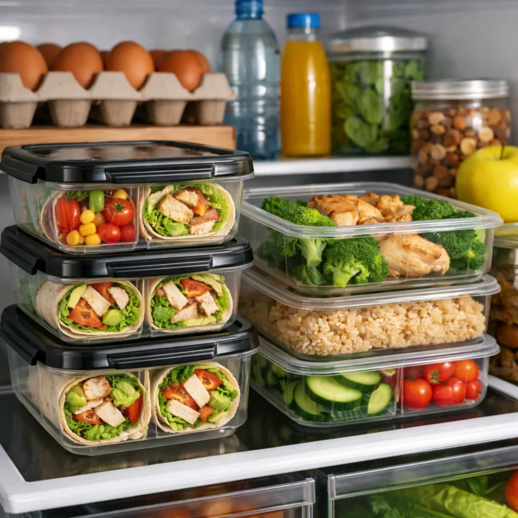 eiwitrijke wrap met kip en avocado