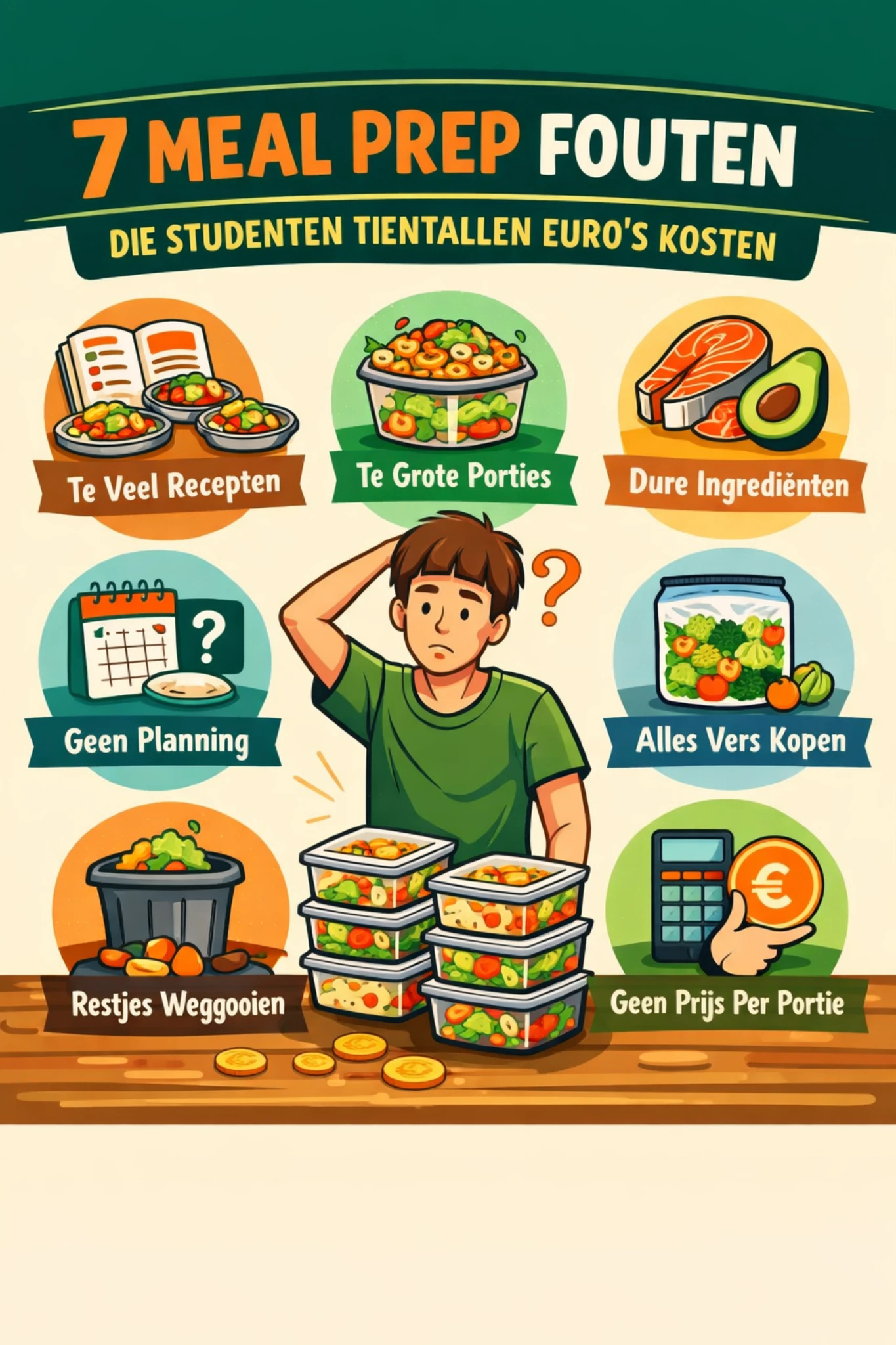 7 meal prep fouten die studenten maandelijks tientallen euro’s kosten